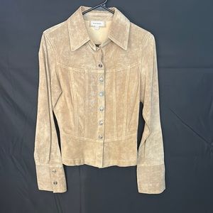 BEBE women’s leather jacket size medium